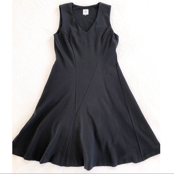 Cabi Performance Fit & Flare Black Dress #3649 - Picture 7 of 7